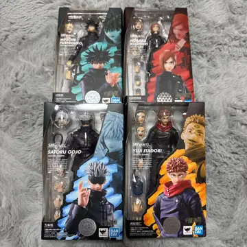 새상품급 S.H.Figuarts 주술회전 피규어 4체 세트 고죠 사토루