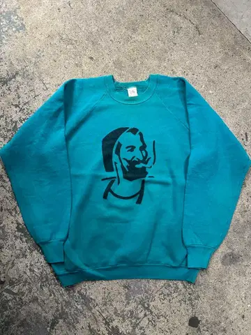 지그재그맨 빈티지 맨투맨 zigzag man 염색 USA