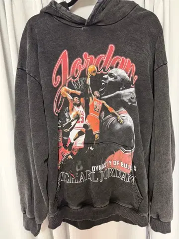 Michael Jordan 후드티 다크 그레이