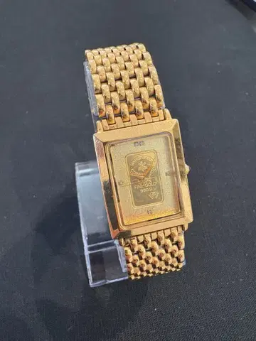 fine gold 시계 골드 아날로그 손목시계 메쉬 밴딩