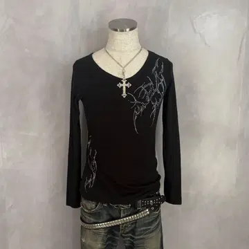 y2k 그런지 헤이세이 갸루 펑크 락 시크 스타일 페인트 번개 피치