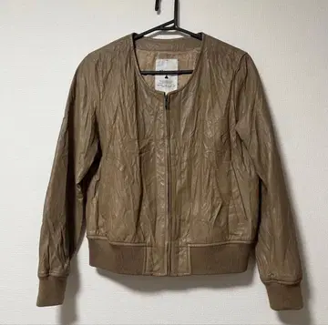 천연 가죽 주름 가공 가죽 자켓 nicoand 가죽 점퍼 자켓 블루종