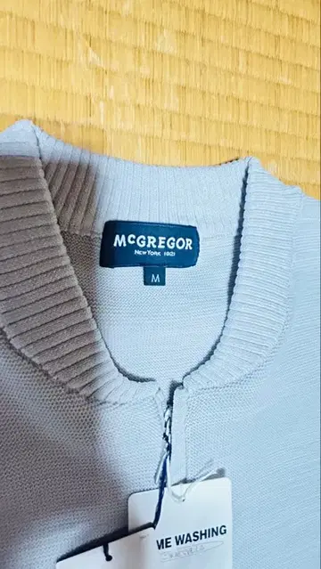 MCGREGOR 그레이 니트 스웨터 M 사이즈