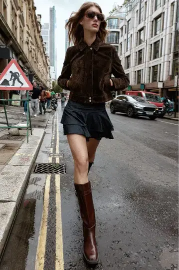 ZARA 프릴 스코트