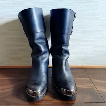 긴자 카네마츠 천연 가죽 부츠