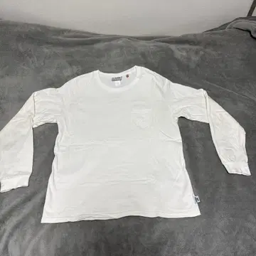 짐 마스터 화이트 긴팔 티셔츠 L 사이즈