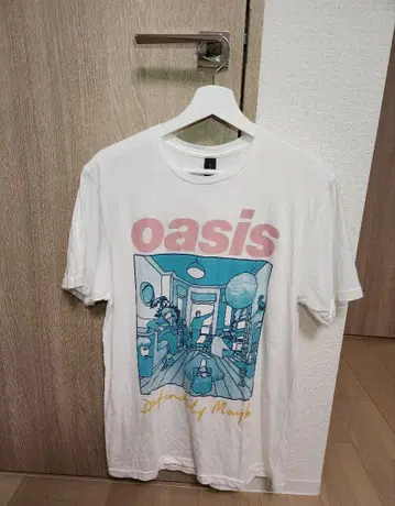 oasis 그래픽 프린트 T셔츠