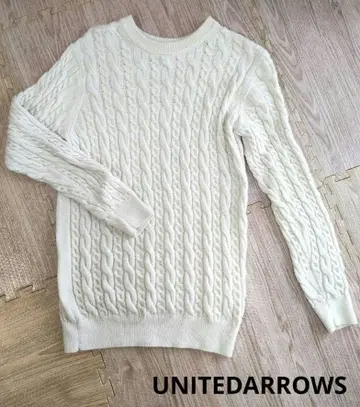 [ 익명 배송 ] 유나이티드 애로우즈 케이블 니트 스웨터 긴팔