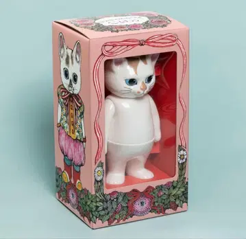 히구치 유코 코하루의 인형 피규어 서점 누나 고양이 인형