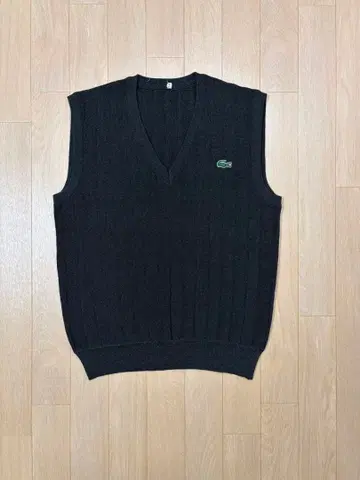 LACOSTE 라코스테 니트 베스트 V넥 차콜 S