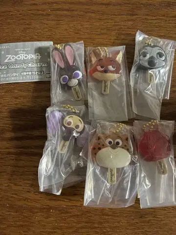 주토피아 캡슐 토이 6종 세트