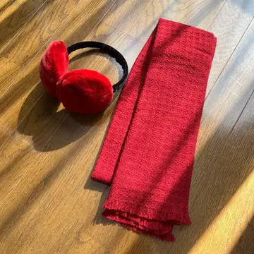 캐시미어 혼방 머플러 / 귀도리 세트 moonbat 문배트