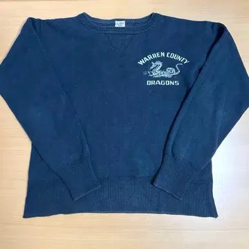 Pearl Diver 양 브이 맨투맨 블랙 L 사이즈