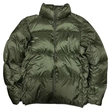 UNIQLO 울트라 라이트 다운 볼륨 자켓 올리브 남성용 M