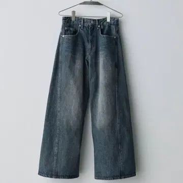 wym CURVED FLARE BAGGY DENIM 당일 발송
