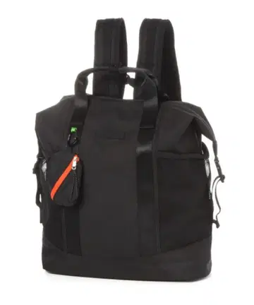 niko and 오리지널 파우치 포함 백팩 블랙