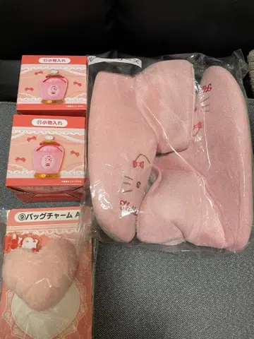 헬로키티 산리오 복권 3종 룸슈즈 소품함 참