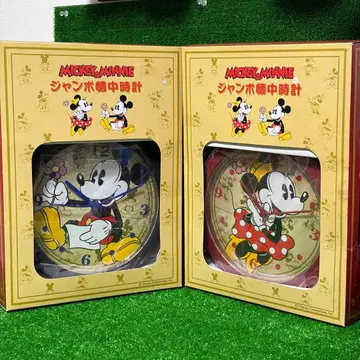디즈니 벽걸이 시계 점보 회중시계 SEGA 미키&미니 세트