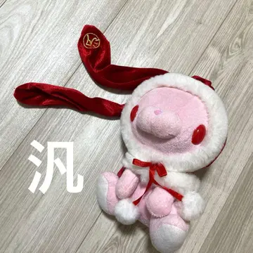 범용 토끼 핑크 산타 봉제 인형 모리 척 그루미