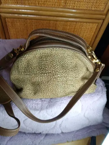 볼보네세 천연 가죽 핸드백 숄더백 병용