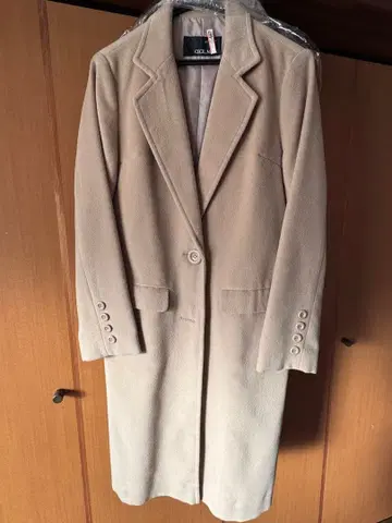 CECIL McBEE 베이지 롱 코트 M