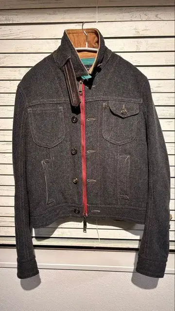 dsquared2 다크 그레이 집업 자켓