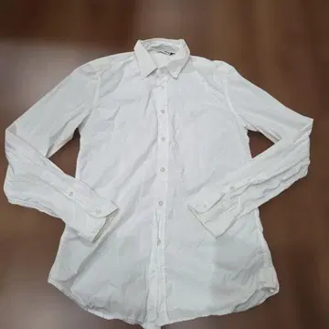 가스 GAS 화이트 버튼 다운 긴팔 셔츠