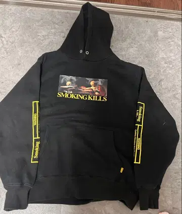 #FR2 SMOKING KILLS 블랙 후드티