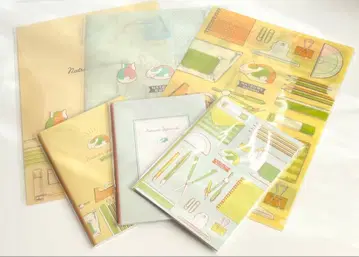 냥코 선생님 아트 문구 클리어 파일 노트