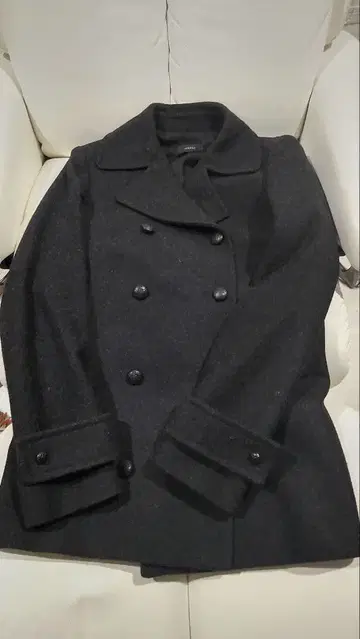 새상품급 정품 조셉 JOSEPH 피코트 다크 그레이 38 사이즈