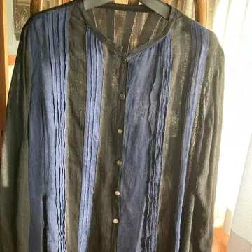 군언당 등미 군겐도 린넨 튜닉 셔츠