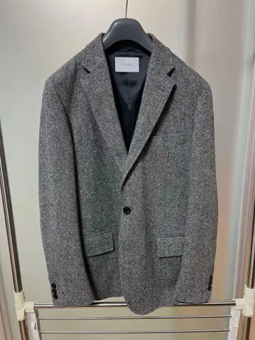 INHERIT 울 테일러드 자켓 트위드 GRAY M 새상품급