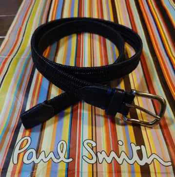 폴스미스 블랙 웨빙 벨트