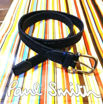 폴스미스 블랙 웨빙 벨트
