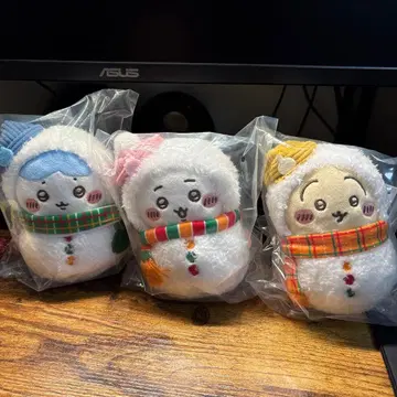 치이카와 (먼작귀) 에니마이 복권 E상 치이카와 하치와레 토끼 3종 세트