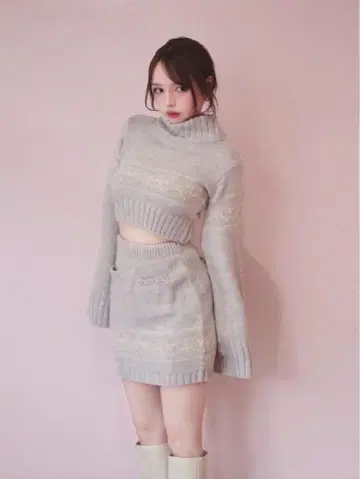 andmary 노르딕 하트 셋업 그레이