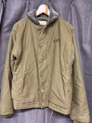 U.S.N. 밀리터리 자켓 사이즈 36