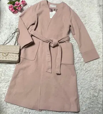 [ 미사용 ] 프로포션 바디 드레싱 롱 코트 핑크 3 L