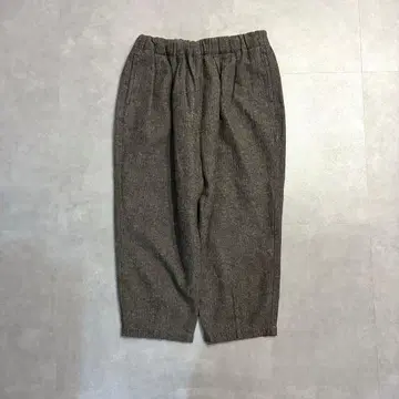 브로캔트 이지 팬츠 린넨 울 허리밴딩