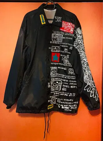 90s 그래픽 페인트 나일론 자켓 하나뿐인 [레어]