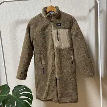 새상품급 TAION 타이온 다운 보아 리버서블 롱 코트 L