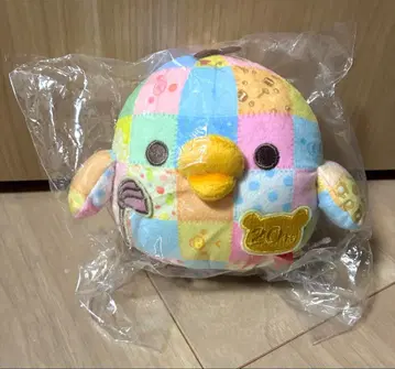 리락쿠마 20주년 기념 축하 봉제 인형 키이로이토리 패치워크