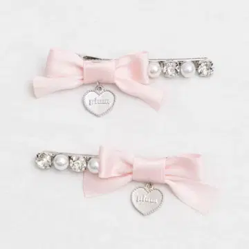 피윰 펄 비쥬 리본 클립 세트