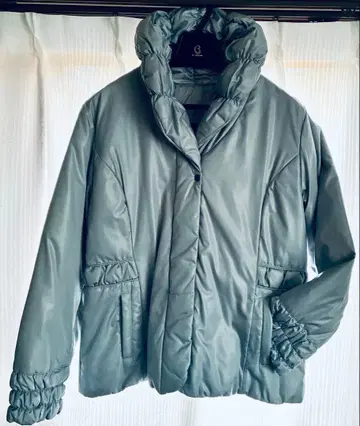 새상품급 다운 자켓 실버 블루