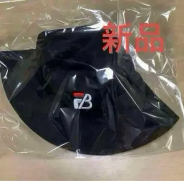 새상품 FILA x BEFIRST 콜라보 버킷 햇 블랙