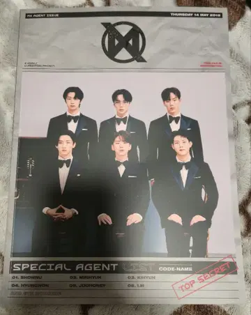 몬스타엑스 6th MX 에이전트 3종 세트