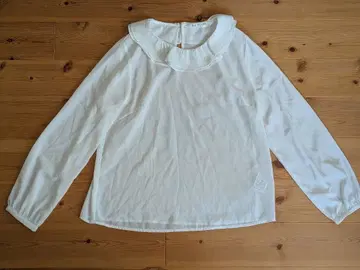 레이빔즈 Ray BEAMS 쉬폰 긴팔 블라우스