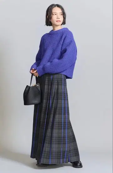 BEAUTY&YOUTH 유나이티드 애로우즈 플리츠 롱 스커트