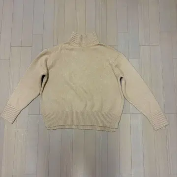 UNITED ARROWS 베이지 터틀넥 니트