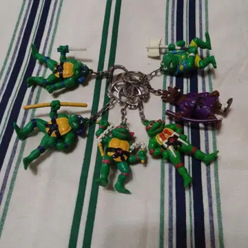 뮤턴트 터틀즈 키링 6체 세트